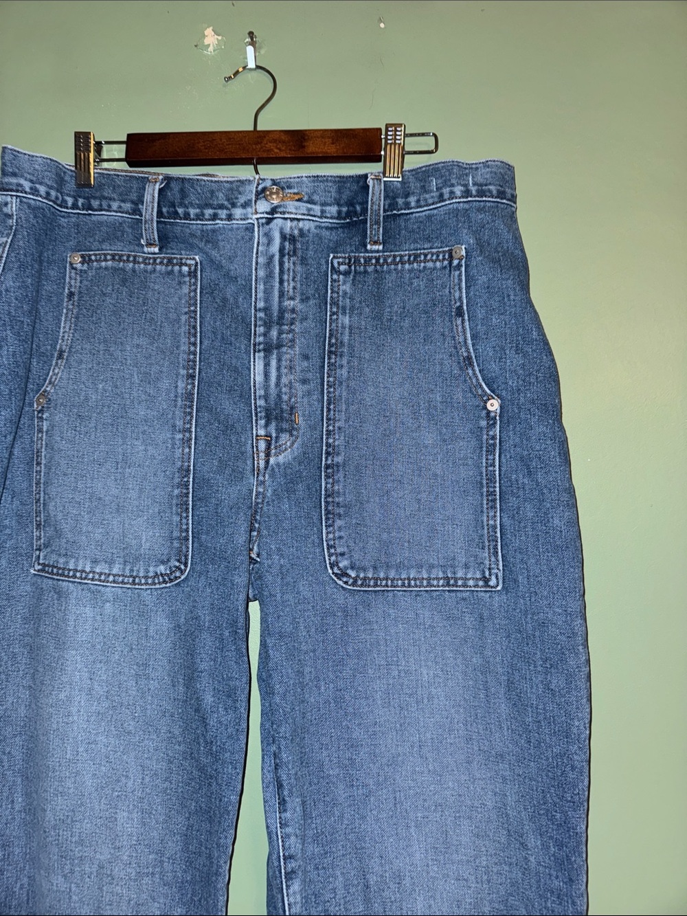 Madewell Balloon Medium Wash Jean 32 - Picture 2 of 8